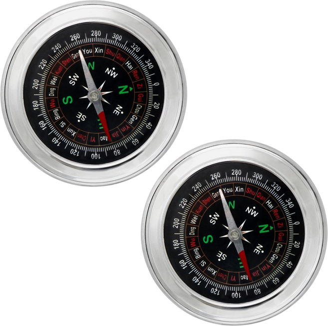 (스틸 나침반 A타입 대형 1P+1P=총 2P), 2개