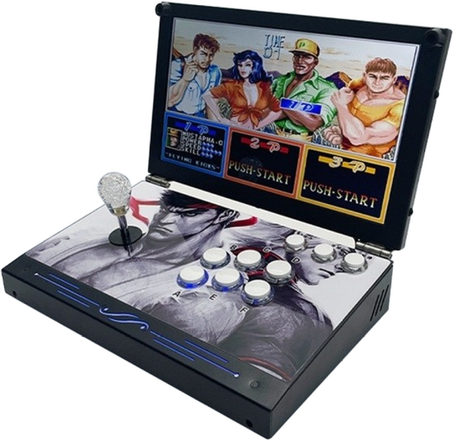 오락실 게임기 고전 게임 14인치 휴대용 레트로 플립형 판도라 추억의 옛날 콘솔, 14인치 플러그용+30000게임+게임패드