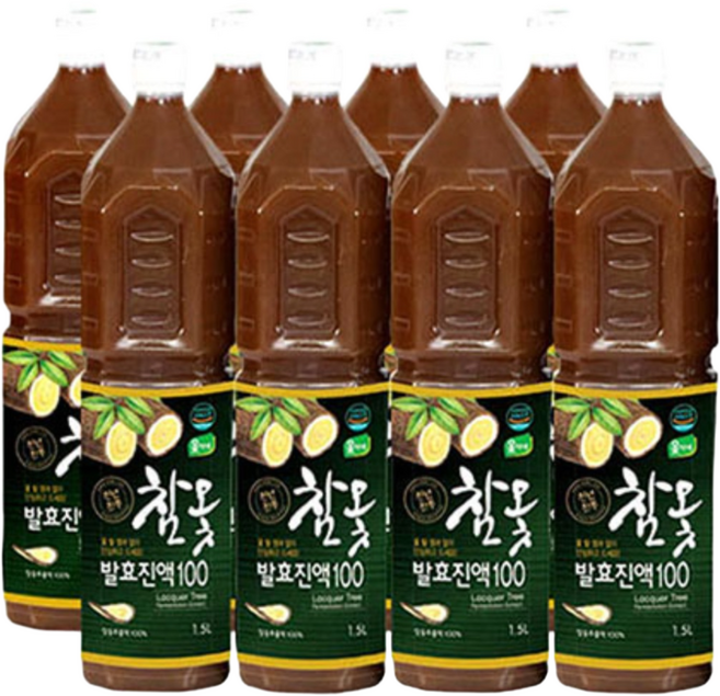 옻가네 국산 옻안타는 참옻 발효 진액 100%(1.5Lx8병), 1.5L, 8개