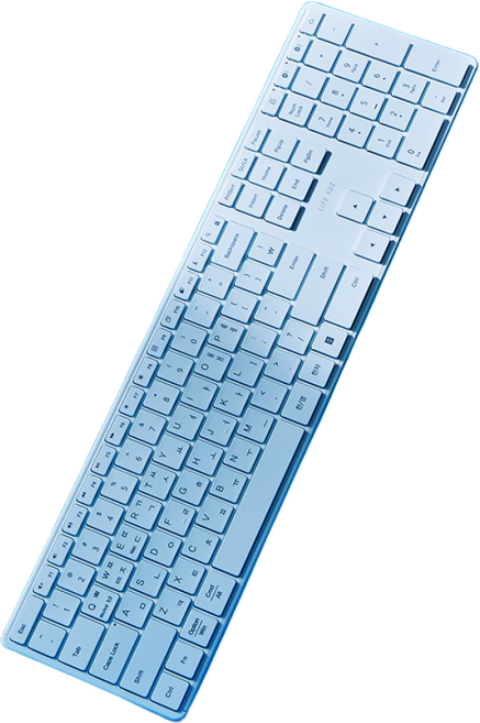 라이프썸 슬림 블루투스 키보드 (LFS-HA39) 9종 택1, 미스트 블루, LFS-HA39, 제조사축