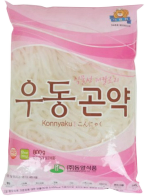 동양식품 다람쥐표 우동곤약, 800g, 3개