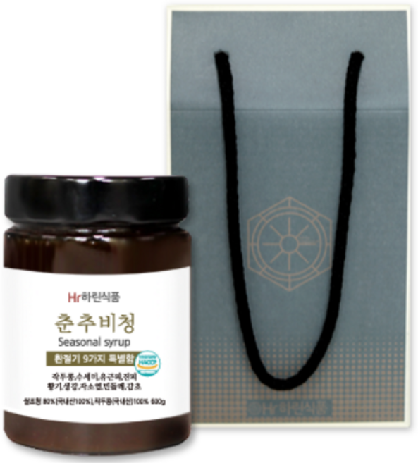 하린식품 HACCP 춘추비청 600g 한의사 자문 목관리에 좋은 9가지 원료 고압추출 오랜시간 농축시킨 환절기 면역력관리에 좋은 춘추비청, 5개, 600gx5