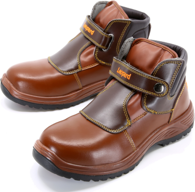 레오파드 벨크로안전화 6인치 안전화 용접화 찍찍이 LEO-500