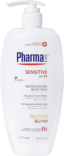 우레아 10% 악건성 허벌 히스패니아 파마라인 바디밀크 끈적임없는 여름 바디로션 약산성 고보습 닭살 모공각화증 피부가려움증 대용량 등드름 등로션, 1개, 500g