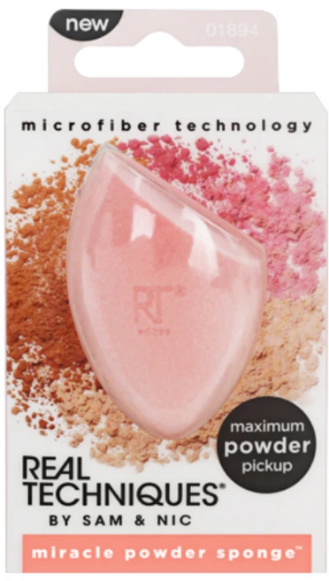 리얼테크닉스 미라클 파우더 스펀지, 1개 - 쿠팡