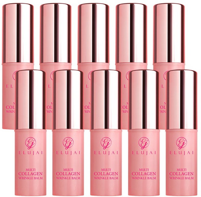 [본사직영] NEW 엘루자이 콜라겐 링클밤 주름개선 멀티밤 주름밤, 10g, 10개