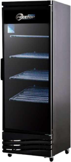 국산 프리탑 업소용 냉동고 FT-470DFS 직냉 올블랙 냉동 쇼케이스, 무료배송지역