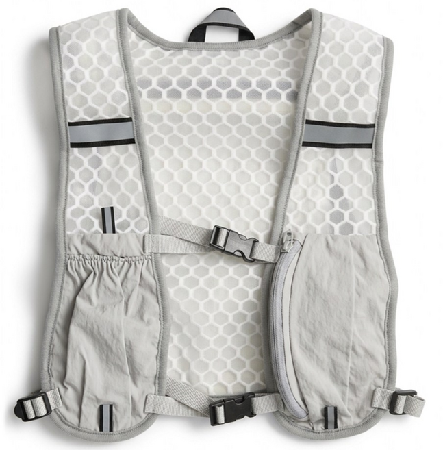 이엔비 초경량 러닝조끼 등산 가방, 그레이