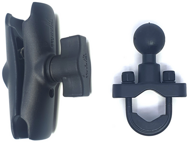 오토바이 충전거치대 고정용 U볼트마운트 세트