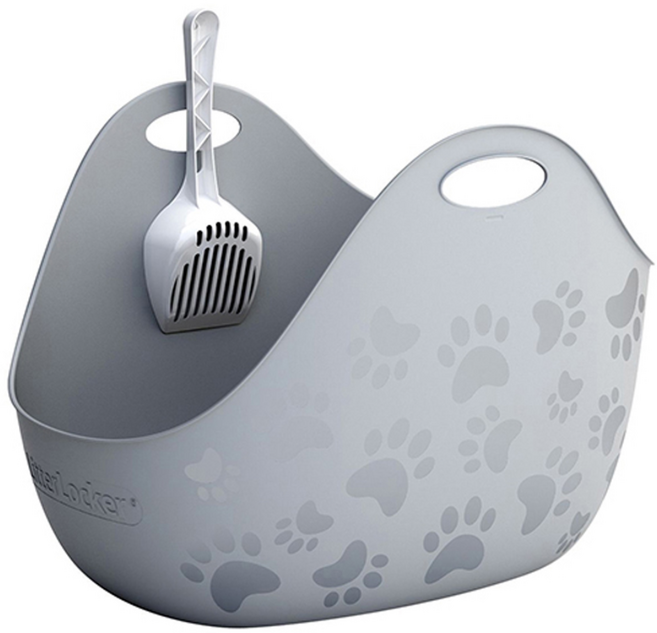 리터락커 리터박스 고양이 화장실, 그레이, 1개