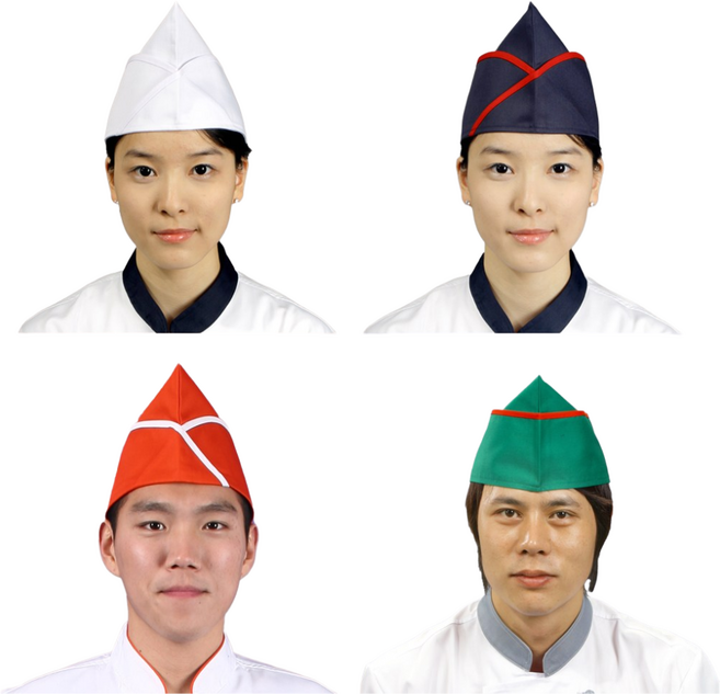 DCA20 영양사모자 조리 위생 헬로우 모자, DCA20 검정+빨강줄, 1개