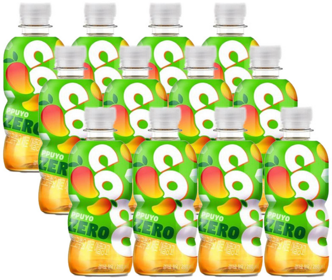 팔도 코코뿌요 애플망고맛, 280ml, 12개