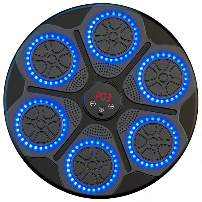 코코 스마트 뮤직 복싱기 가정용 벽걸이 샌드백 전자 펀치 머신 성인 홈트 어린이 조절형 부모자녀 운동기구, 1개