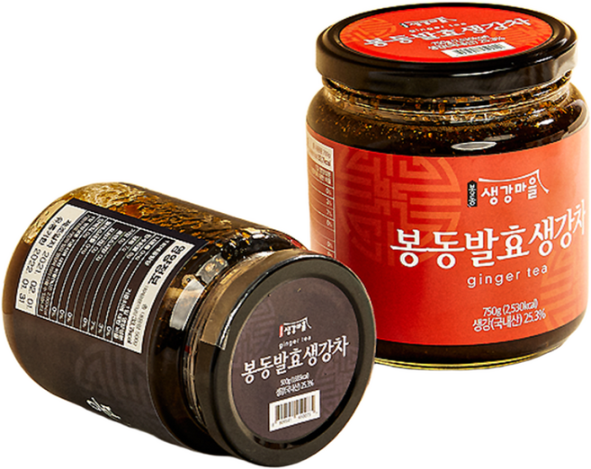 봉동생강마을 봉동발효생강차 프리미엄 토굴생강청 수제청 건강차500g 750g, 500g, 1개입, 1개