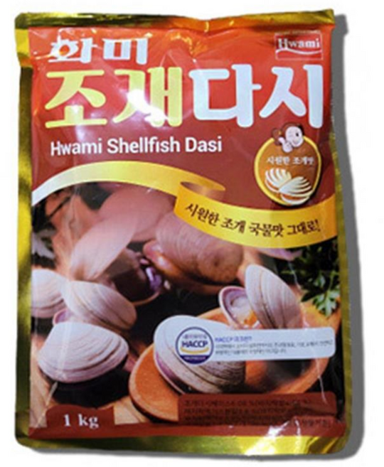 화미 화미 조개다시, 1kg, 2개