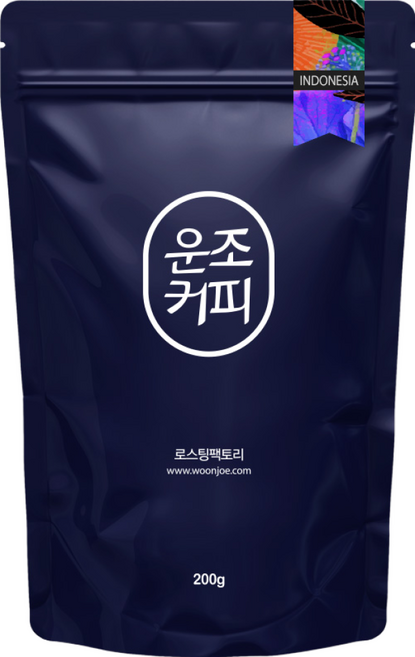 인도네시아 아체 만델링 G1 200g, 핸드드립, 1개