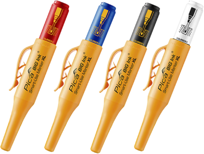 피카 다용도 마킹펜 피카펜 좁고 깊은 구멍에도 사용가능 빅 잉크 딥홀 마커 170시리즈(검정 파랑 빨강 흰색 색선택), 1개