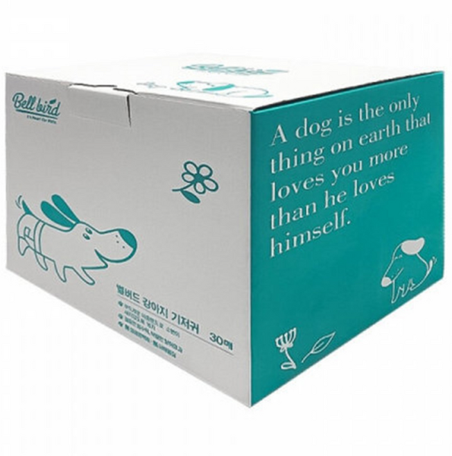 벨버드 암컷용기저귀 소형 M 30매, 1개