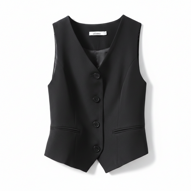 3위 - 여성용 정장조끼 슬림핏 숏조끼 베스트 뉴타임즈 Women's Vest