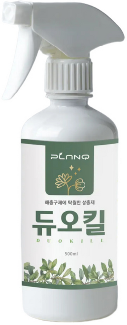 자재1번가 듀오킬 다목적 가정용 식물살충제 진드기 진딧물 뿌리파리 약, 1개, 500ml
