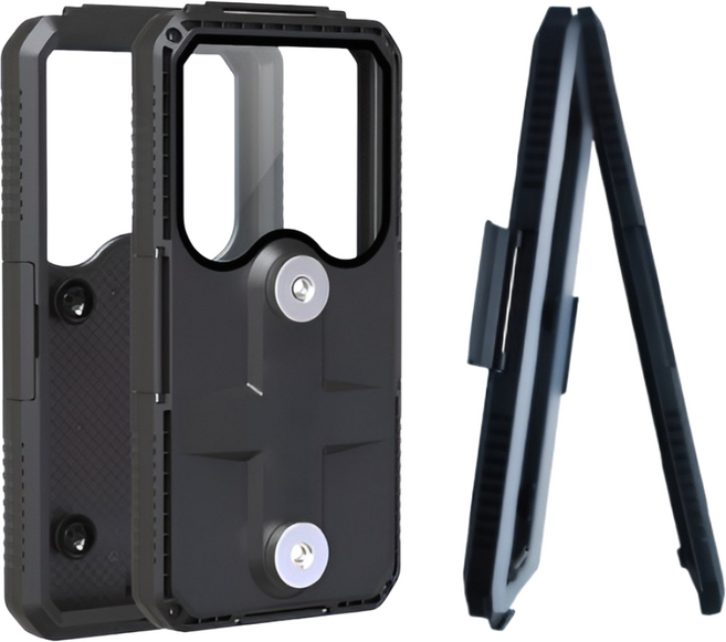 탑라이더 3세대 오토바이 배달대행 방한 열선 방수케이스 고속충전 열선온오프 스위치장착 아이폰 갤럭시 전기종호환 딱판 찍판, 스타터, C타입(열선X)