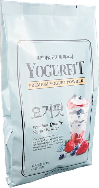 요거핏 프리미엄 요거트 파우더 플레인 요거트 스무디 12개 1박스 (1kg X 12), 1kg, 1개입
