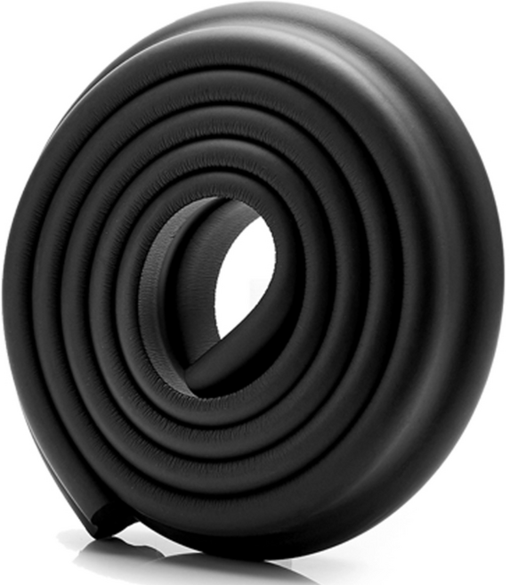 MZ생활 2세대 에어쿠션 더 두꺼운 17mm 최고급형 모서리 보호대, 블랙, 1개