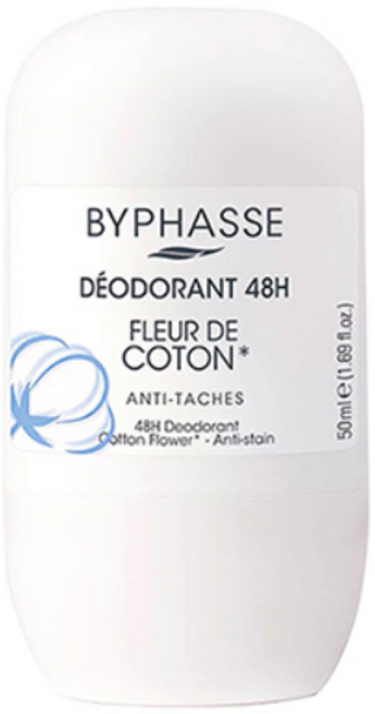 바이빠세 롤 온 데오드란트 코튼 플라워 48H, 50ml, 1개