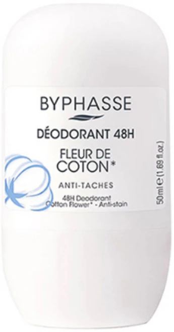 바이빠세 롤 온 데오드란트 코튼 플라워 48H, 50ml, 1개 - 쿠팡