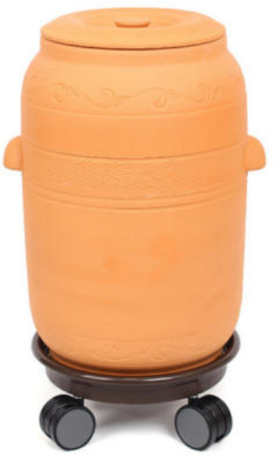 향남요업 황토쌀독, 쌀독, 1개, [받침대 포함]