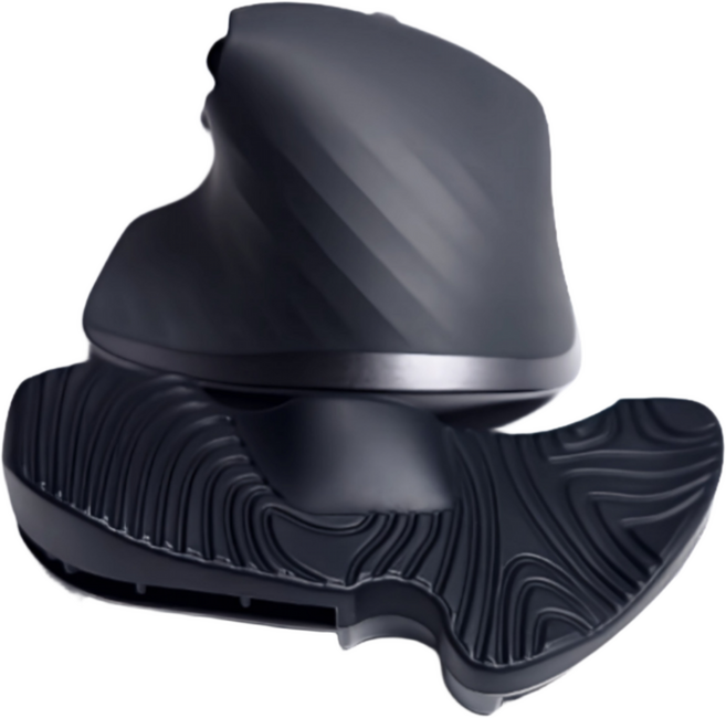 레이즈업 STREAM 마우스 손목받침대 팜레스트, 블랙 & 화이트, 1개