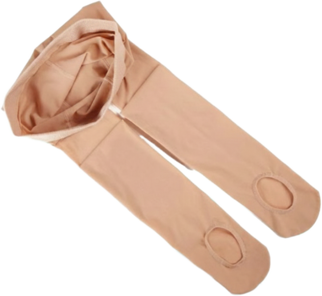 발레타이즈 연습용 성인 레깅스 고탄력 운동용 타이즈 여성 복((2P))