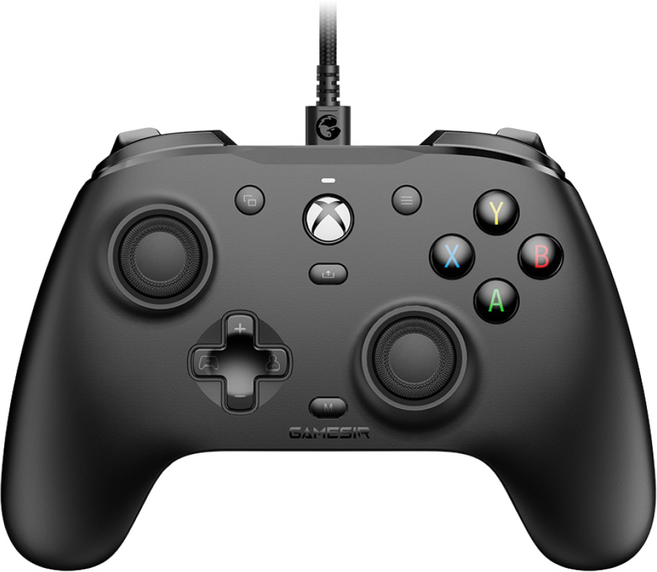 아리스노보 국내정발 게임써 GameSir G7HE 유선게임패드 XBOX컨트롤러 정식라이센스 PC 엑스박스 호환 업그레이드버전, 1개, GameSir-G7HE  블랙 유선게임패드