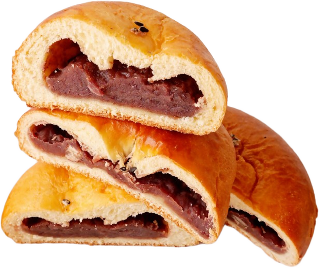 통단팥빵 100g 5개입 냉동생지, 통단팥빵생지 100g 5개입, 1개