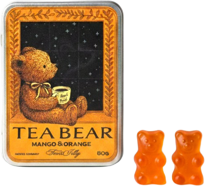 별별 티베어 망고오렌지 TWG 곰젤리 티테디 곰 티젤리 티 선물세트, 1개, 80g