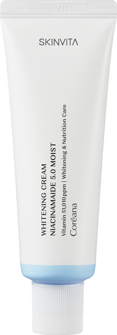 [민감피부용 수분가득한 미백크림]코리아나 스킨비타 화이트닝 크림 나이아신아마이드 5.0 모이스트, 1개, 60ml