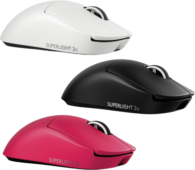 [로지텍코리아 정품] 로지텍G PRO X SUPERLIGHT 2c 초경량 미니 무선 게이밍 마우스 지슈라2c, 화이트