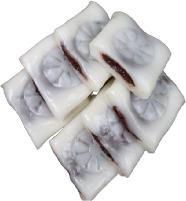 (나눔) 백미앙금절편 1kg +1kg 48~56개입 굳지않는떡 어르신 선물 직접 끓여 만든 통 팥앙금