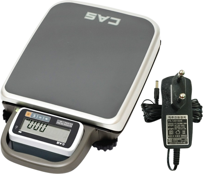 카스 이동형 전자저울 PB 30kg(5~10g) + 12V 정품 어답터, 1개