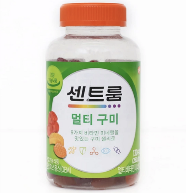 코스트코 센트룸 멀티구미 아이부터 어른까지 온 가족 건강비타민, 130정, 1개