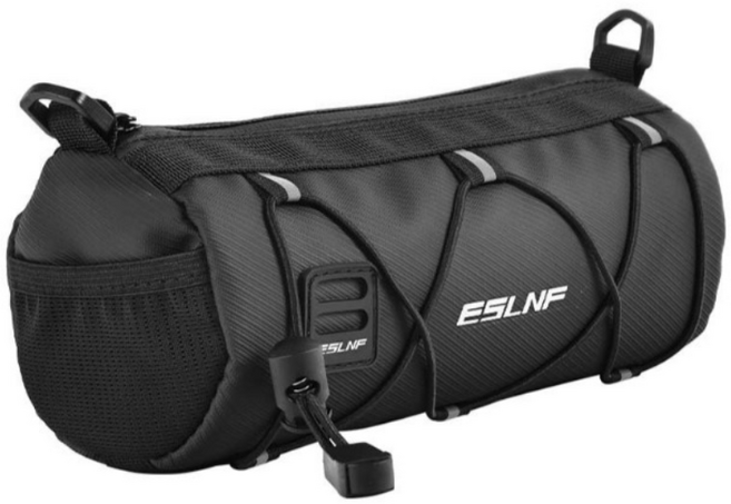 자전거 킥보드 가방 프론트백 크로스백 프레임백 테일백 백팩 앞가방 뒷가방 옆으로 가방 방수가방 라이딩 산책 겸용 전동킥보드 핸들가방 핸들바 온거 가방 사이드백 짐받이가방 오토바이, 1개, 블랙