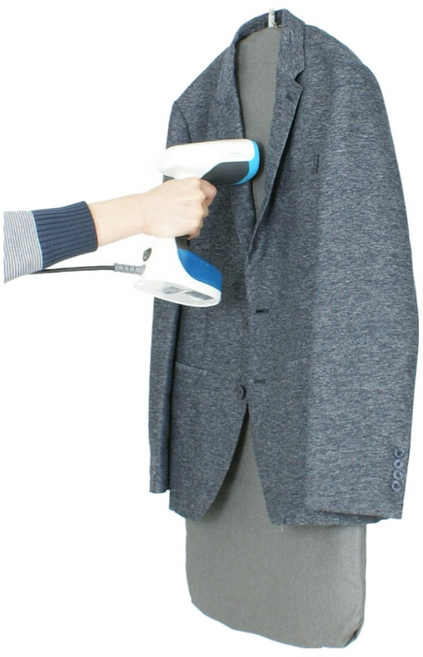 핸디 스팀 다리미 폴더매트 다리미판 + 도어 후크, 다크그레이, 1세트