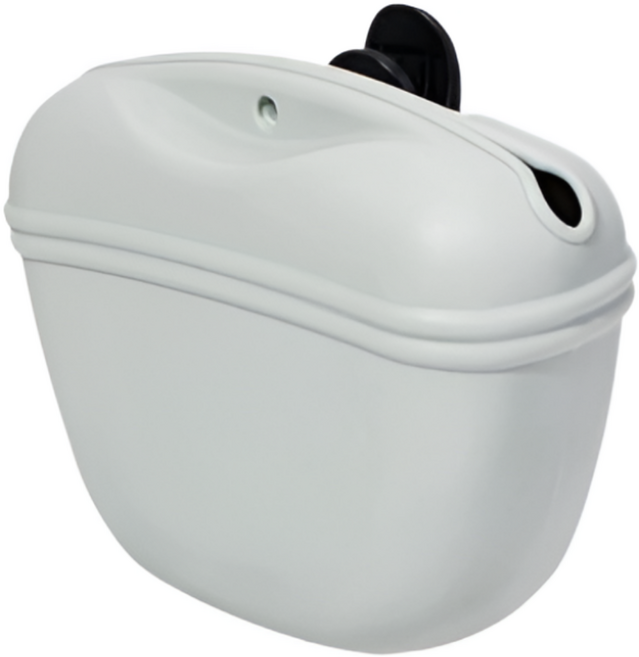 허그마이펫 강아지 간식 파우치 실리콘 트릿백, 1개, 화이트