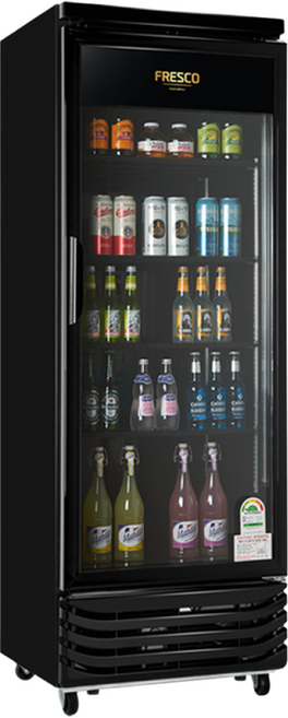 소상공인지원 프레스코 1등급 업소용 음료수냉장고 올블랙 올레드 냉장 쇼케이스 업소용냉장고 설치배송, FRE-465RFAB올블랙, 지역별착불배송, FRE-465RFAB