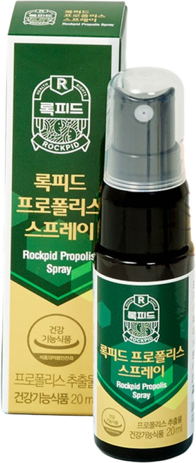 록피드 수용성 특허공법 뿌리는 프로폴리스 스프레이, 20ml, 1개