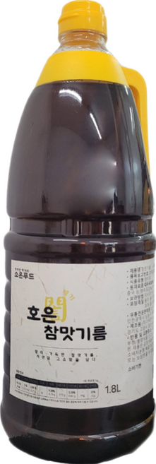 소은푸드 호은 참맛기름, 1개, 1.8L