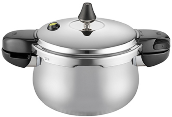 [풍년압력밥솥] 통5중 스테인레스 하이클래드 파이브IH 압력솥 / 인덕션 겸용 바닥 딤플구조, 1개, 2.5L, 하이클래드 파이브IH 통5중 4인용