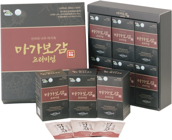 공식판매처 마가보감 프리미엄 울릉도 신비의나무 마가목 추출물, 60개, 60ml