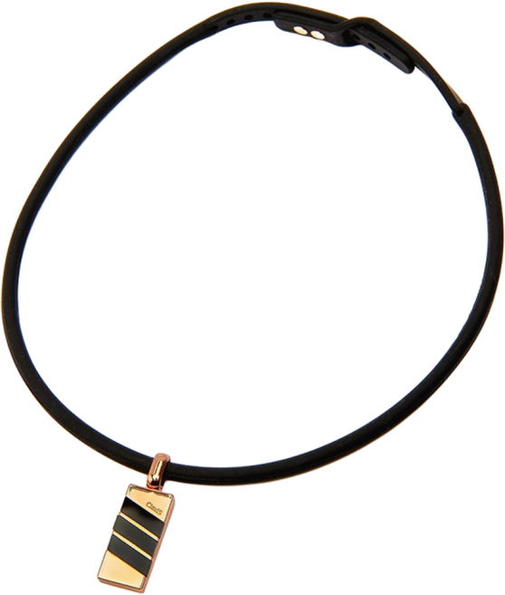 클라비스 도나 건강목걸이 근육통완화 자기발생기, 블랙, 로즈골드, 1개