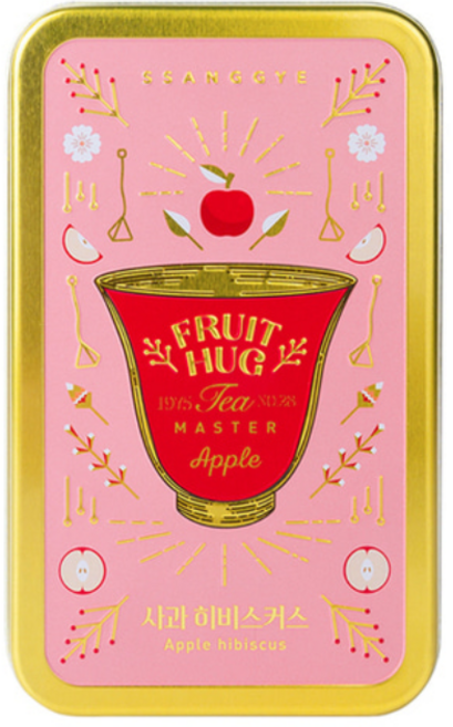 쌍계명차 과일허그 사과 히비스커스 티캔, 1.5g, 6개입, 1개